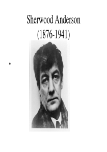 舍伍德・安德森人生及作品