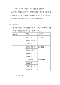 在线学习网站项目进度安排
