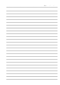 自制A4笔记本横线空白页-可用打孔机装订成册