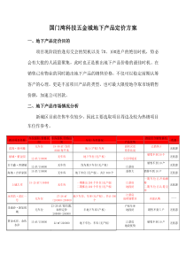 地下车位定价方案(改后)