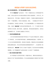 格蓝迪与同类产品的比较