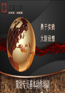 策划专员动作培训