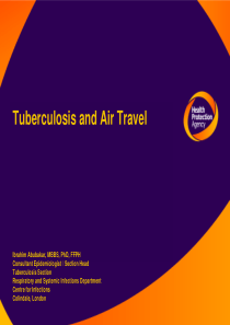 Tuberculosis and Air Travel