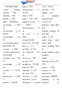 船舶常用词典13000