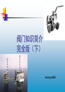 阀门知识简介完全版(下)