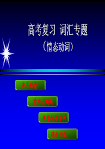 高中英语情态动词课件