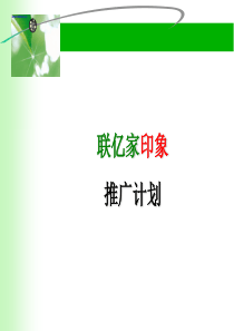 联亿家印象推广计划2