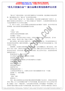 脑白金幕后策划思路浮出水面