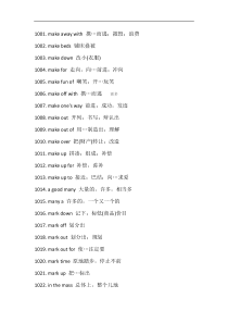 高考必考的2000多个英语短语【6】