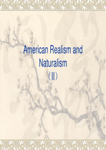 naturalism美国文学自然主义