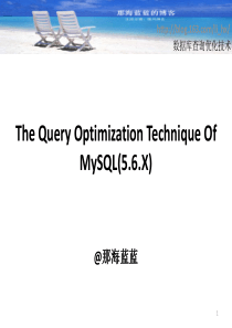 MySQL的查询优化技术-01
