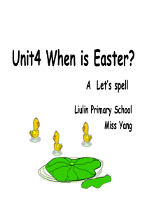 新版PEP五年级英语下册unit4-A-Lets-spell