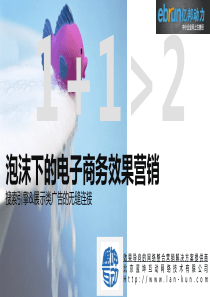 蓝坤互动：广告泡沫下的电子商务效果营销