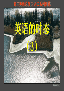 高三英语语法总复习――英语的时态(3)   