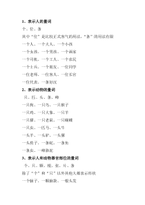 18种量词的运用方法