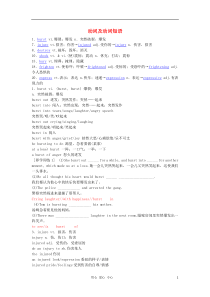 【创新教程】2012届高三英语二轮复习-动词及动词短语教案(2)