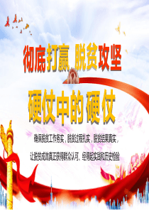 党政党课彻底打赢脱贫攻坚