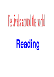 高一英语Festivals-around-the-world课件