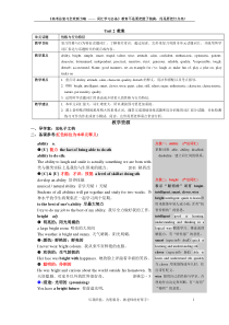 Unit-2-性格与外貌特征