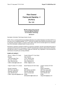 Fibre Channel - Framing and Signaling - 4