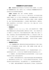 聚醚醚酮综述性论文