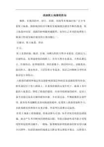 软土地基防治