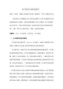 木马攻击与防范技