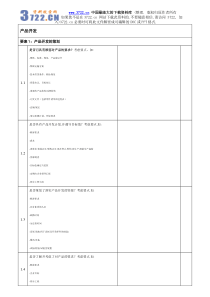 过程审核清单-产品开发(doc 20页)