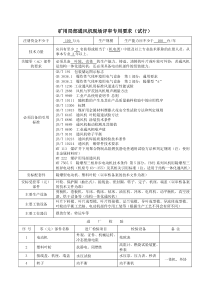 通风降尘及抽放类产品专用要求汇总12个