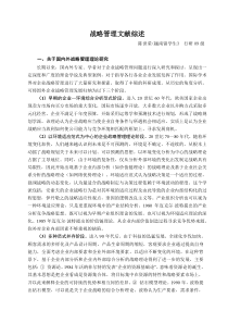 战略管理文献综述-(2)