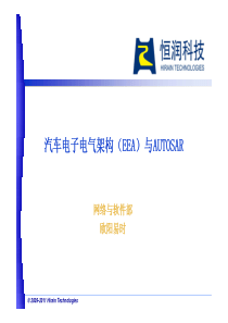 汽车电子电气架构(EEA)与AUTOSAR