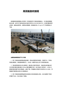 高效氨氮吹脱塔