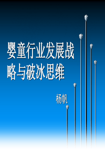 婴童行业发展战略与破冰思维-杨帆
