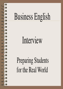 Interviewing 外企面试技巧