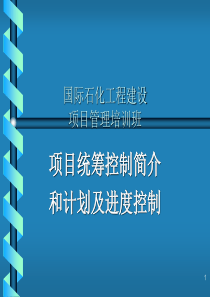 国际石化工程建设培训(2003.10)