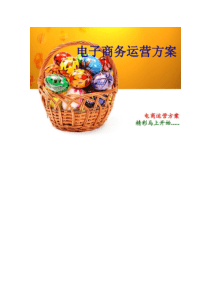 电子商务运营方案 电商管理模式要点