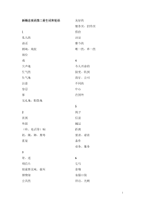 新概念英语第二册生词和短语(1-96课)