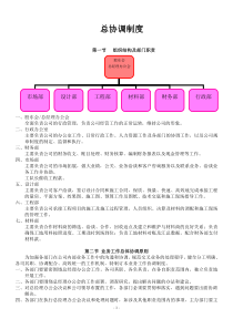 公司总协调制度 公司内部协调机制 公司部门间协调总则