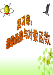 指数函数和对数函数复习课-公开课-