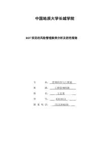 BOT风险管理