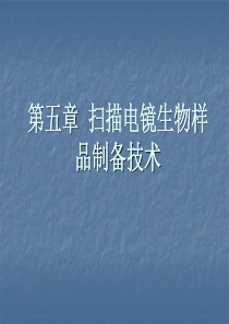 电镜生物样品制备技术