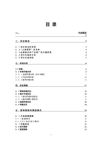 品牌建设方案与构想