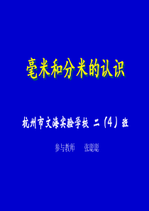 认识毫米、分米