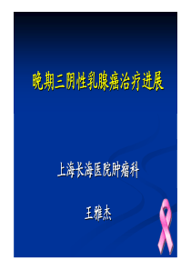 晚期三阴性乳腺癌治疗进展(王雅杰)