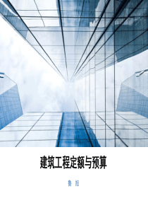 建筑工程预算概论