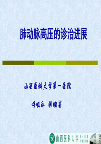 肺动脉高压课件
