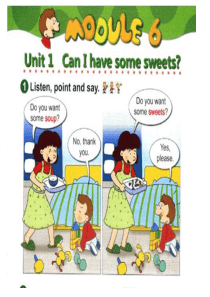 外研版(三年级起点)Module 6 Unit 1 Can I have some sweets