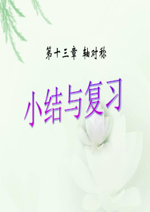 第十三章轴对称小结与复习课件123