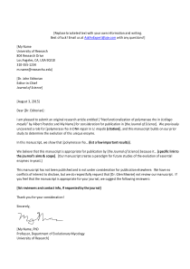 投稿杂志cover-letter模板