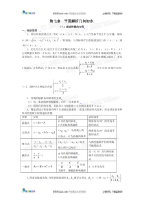 高中数学典型例题解析：第七章 平面解析几何初步